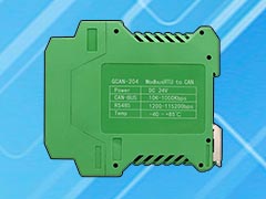 GCAN-204 MODBUS RTU轉(zhuǎn)CAN網(wǎng)關(guān)